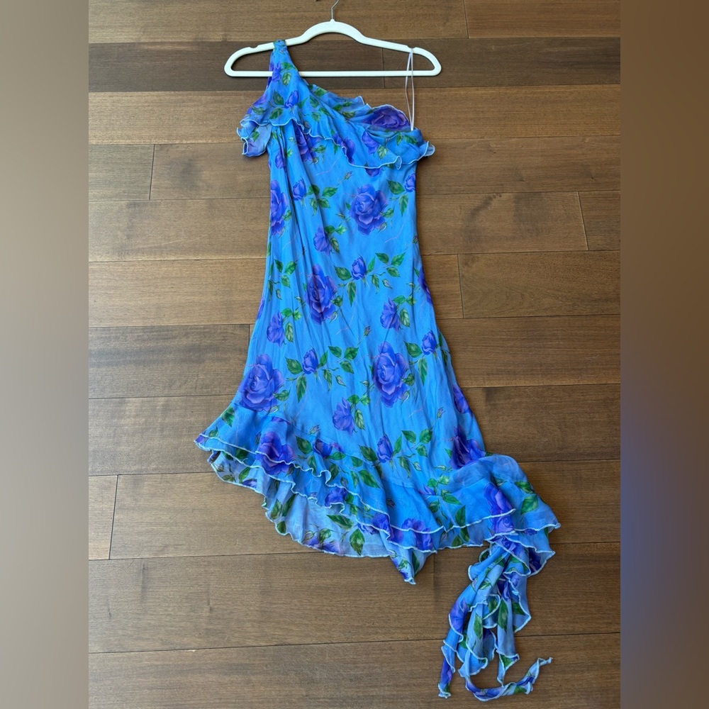 NWT‎ MIRAE SILK FLORAL DRESS